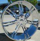Wheel + Tire Packages 20 inch Triple chrome rims B14