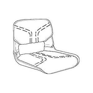  All Weather Seat & Cushion   Flat Bottom Seat With Cushion 