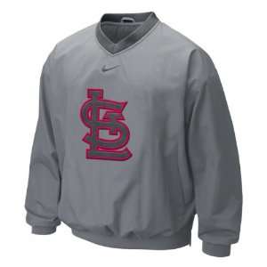 St. Louis Cardinals Grey Nike Cup Of Coffee Windshirt