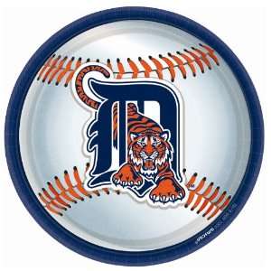  Lets Party By Amscan Detroit Tigers Baseball Round Dinner 