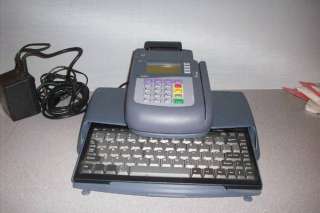 Verifone Omni 3300 Credit Card Machine W Keyboard 100  