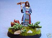 Darksword painted miniature Female Druid/Cleric  