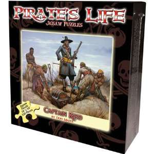  Pirates Life Boxed Puzzle   Captain Kidd Toys & Games