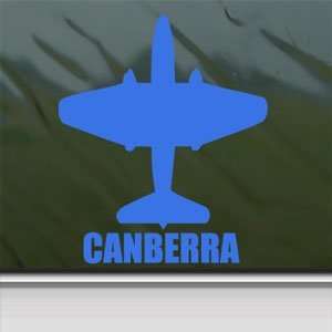  CANBERRA Blue Decal Military Soldier Truck Window Blue 