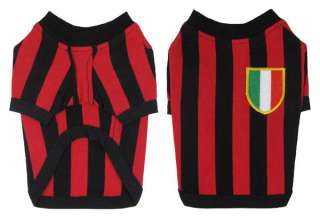   Soccer football Suit Dog costume T shirts 3 Colors A C Milan  
