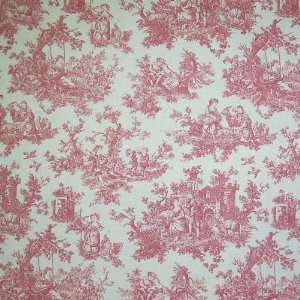  Fabric Sweet Pastimes, Color Rose Waverly Toile Fabric Everything