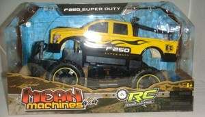 NKOK R/C MEAN MACHINE 4X4 F 250 SUPER DUTY 12 LENGTH YELL/BLK 81552 