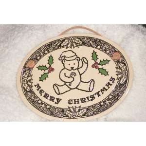  Trinity Pottery Handcrafted Merry Christmas Teddy Bear 