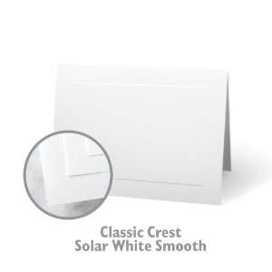  CLASSIC CREST Solar White Folded Panel Card   250/Package 