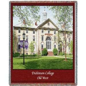  Dickinson College Old West Jacquard Woven Throw   70 x 54 