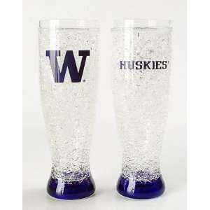  Washington Huskies Crystal Freezer Pilsner Glass Sports 