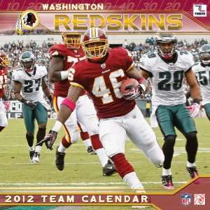  Turner Washington Redskins 2012 Mini Wall Calendar Sports 