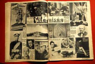 MAGYAR FUTAR VINTAGE HUNGARIAN WWII MAGAZINE #28 1943  