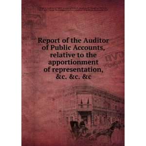  Report of the Auditor of Public Accounts, relative to the 