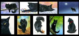 Black Cat Take A Rest Print by I Garmashova  