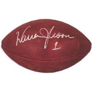Warren Moon Autographed NFL Football:  Sports & Outdoors