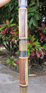Bamboo Carved Turtle Australian Aboriginal Didgeridoo  