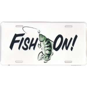  Fish On License Plate Automotive