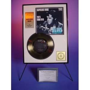   Presley 24 Kt Gold Record Suspicious Minds Sports & Outdoors