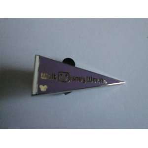  Walt Disney World Pennant Pin   Purple: Everything Else