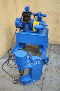 50 TON WHITNEY WEBB AND FLANGE PORTABLE PUNCH  