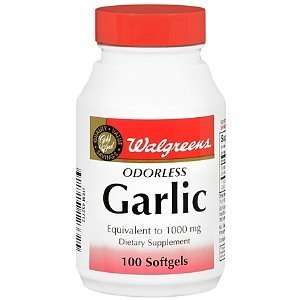   Odorless Garlic Softgels, 100 ea Health 