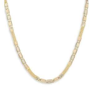    14k Yellow White Rose Gold Valentino New Necklace 4 mm Jewelry