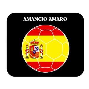  Amancio Amaro (Spain) Soccer Mouse Pad 