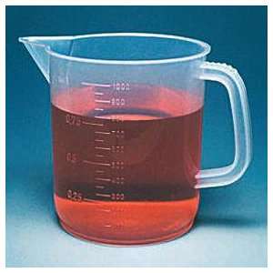  Fisherbrand* Low Form Polypropylene Beakers with Handles 