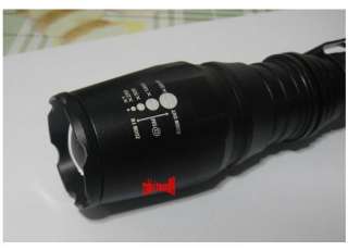 1600 Lumens Zoomable CREE XM L T6 LED 18650 Flashlight Torch Zoom Lamp 