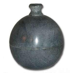  Gray Stone Round Container: Home & Kitchen