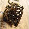   HEART style Harry Potter pocket watch Necklace Free shipping  