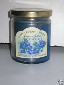 For Every Body 7.3 Oz Candle Jams Blueberry Preserves  