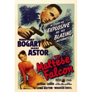  The Maltese Falcon (1941) 27 x 40 Movie Poster Style B 