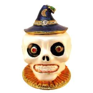  Mardi Gras Voodoo Skull Trinket Box Curio