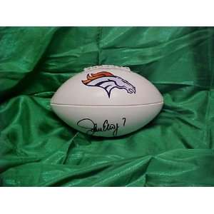  John Elway Hand Signed Autographed Denver Broncos Full 