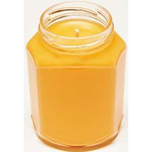   12 oz Oval Hex Soy Candle   Asian Amber   Handmade 