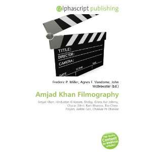  Amjad Khan Filmography (9786133898646): Books