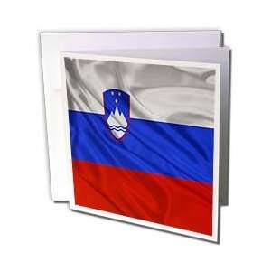  Flags   Slovenia Flag   Greeting Cards 6 Greeting Cards 