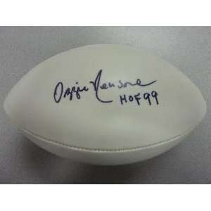 Ozzie Newsome Autographed Football   JSA COA HOF   Autographed 