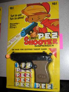   MOC 1960s candy shooter (#7) Walther PPK pistol,unused store display