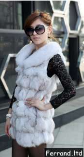   Fox Fur Women Coat/Jacket/Vest For Winter 8 Colors Series VF01  
