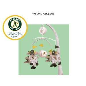  MLB Oakland Athletics As Mascot Musical Baby Mobile 