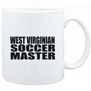  Mug White  West Virginian SOCCER MASTER  Usa States 