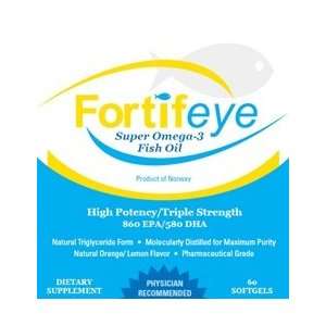  Fortifeye Super Omega 3 Fish Oil   60 Softgels Health 