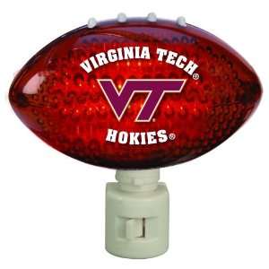  Pack of 2 NCAA Virginia Tech Hokies Football Shaped Night 
