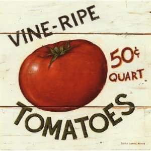  Vine Ripe Tomatoes Finest LAMINATED Print David Carter 