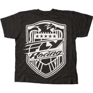  Fly Racing Squad T Shirt   Large/Black: Automotive