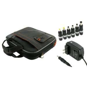 rooCASE 2n1 Netbook Carrying Bag with Wall Charger for MSI Wind U130 