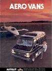 1985 Aero Van Camper Chevy Dodge Brochure